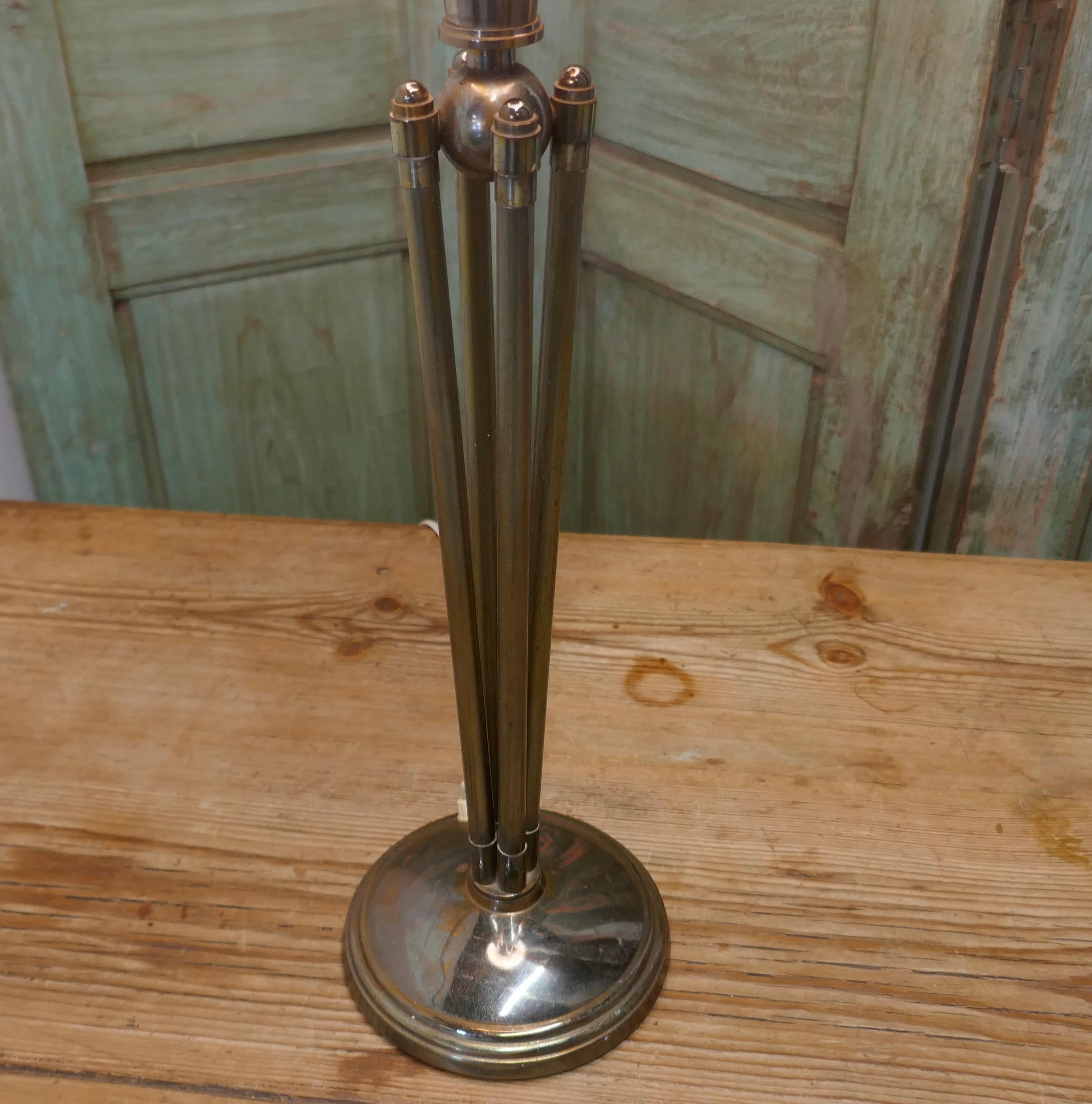 20th Century Tall French Art Deco Table Lamp For Sale