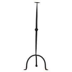 Tall French Iron Candle Stick