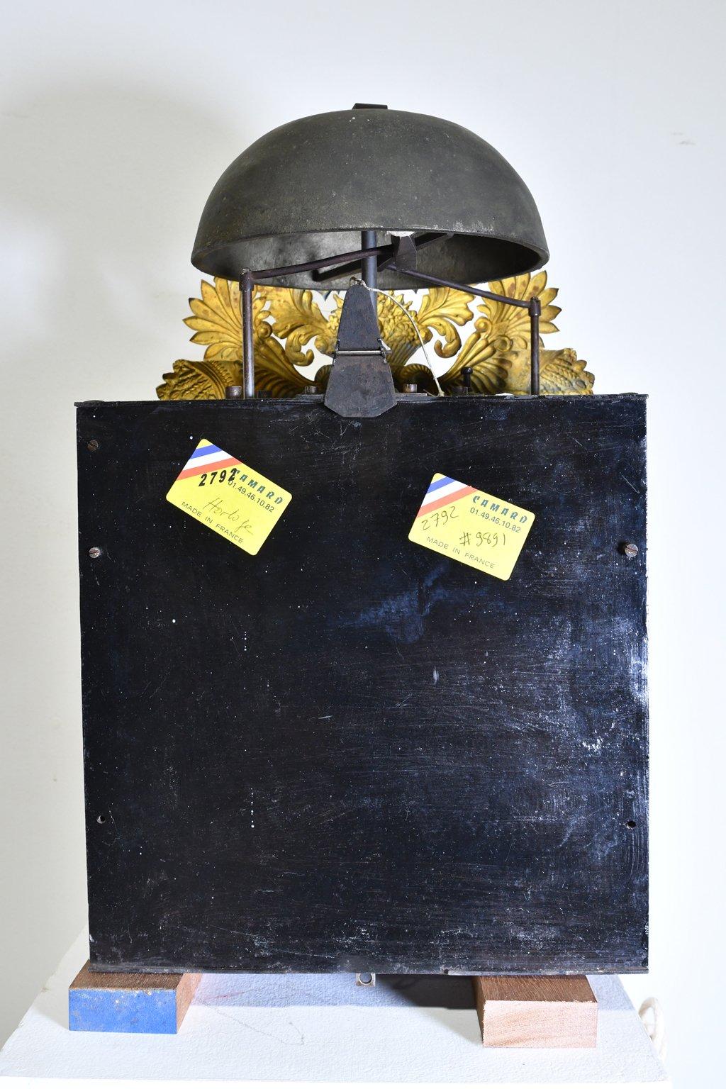 Tall French Louis XVI Long Case Clock w/ Walnut Case, circa 1790  12