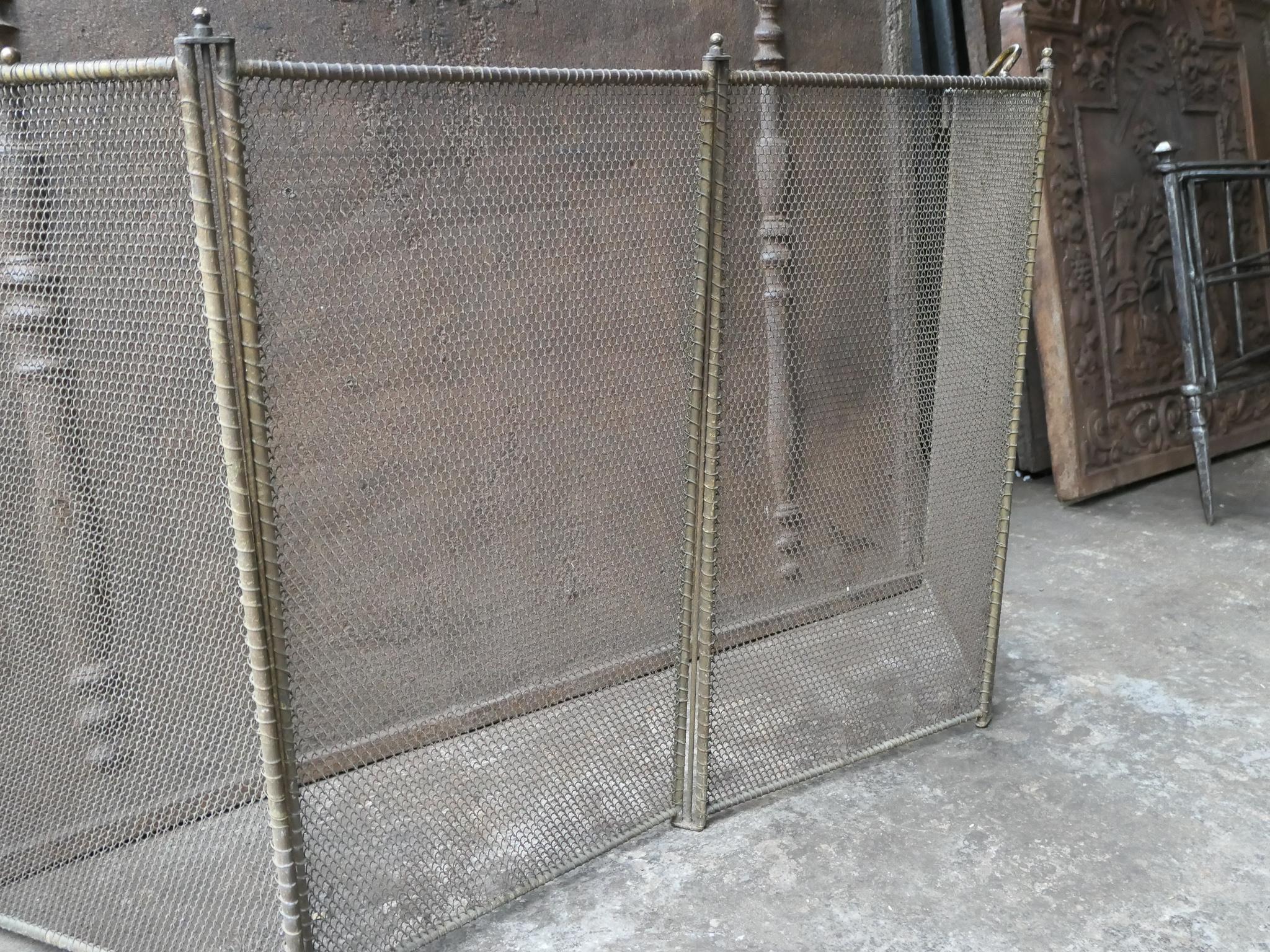 Tall French Napoleon III Fireplace Screen or Fire Screen, 19th Century For Sale 6