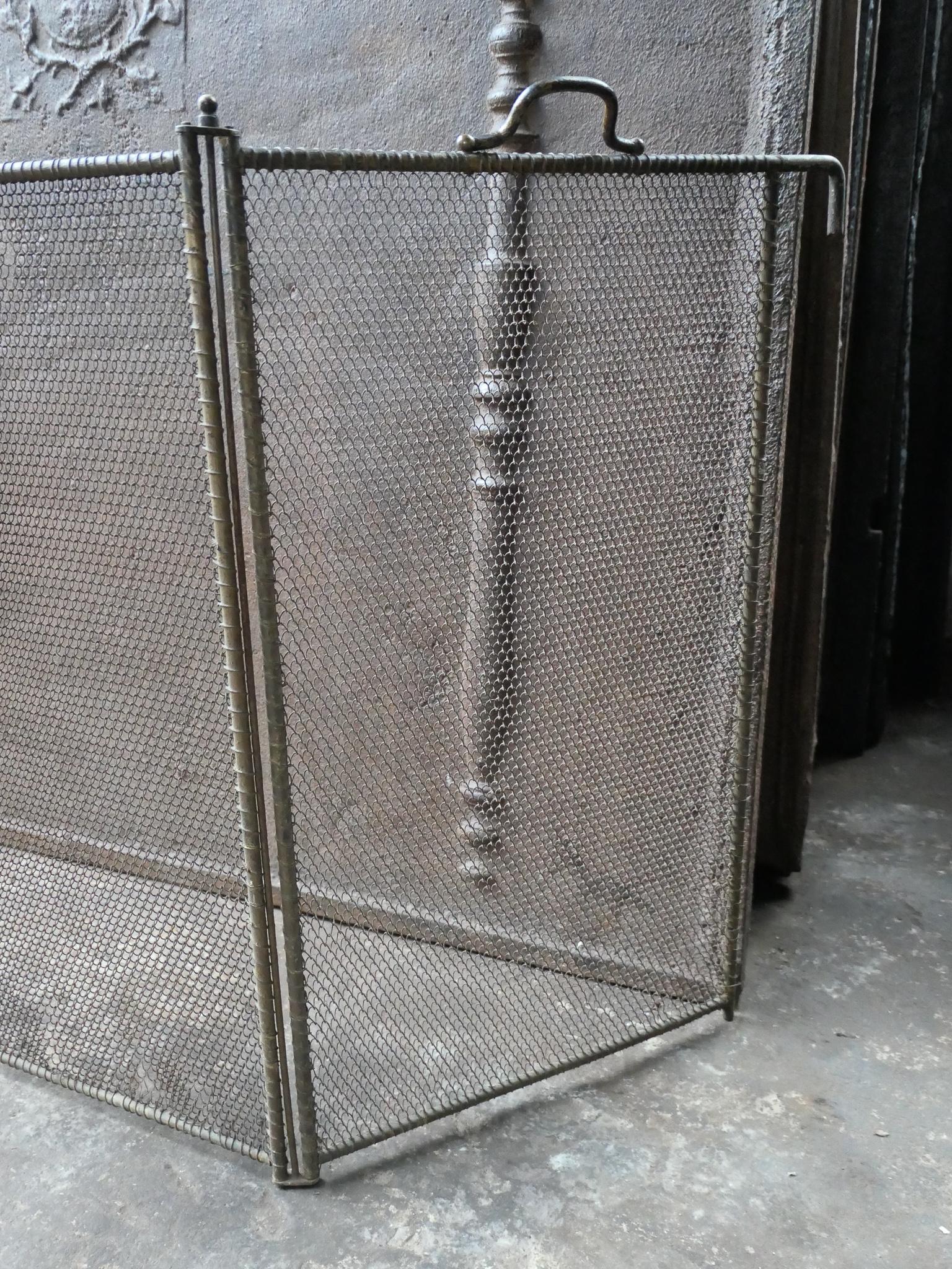 Tall French Napoleon III Fireplace Screen or Fire Screen, 19th Century For Sale 7