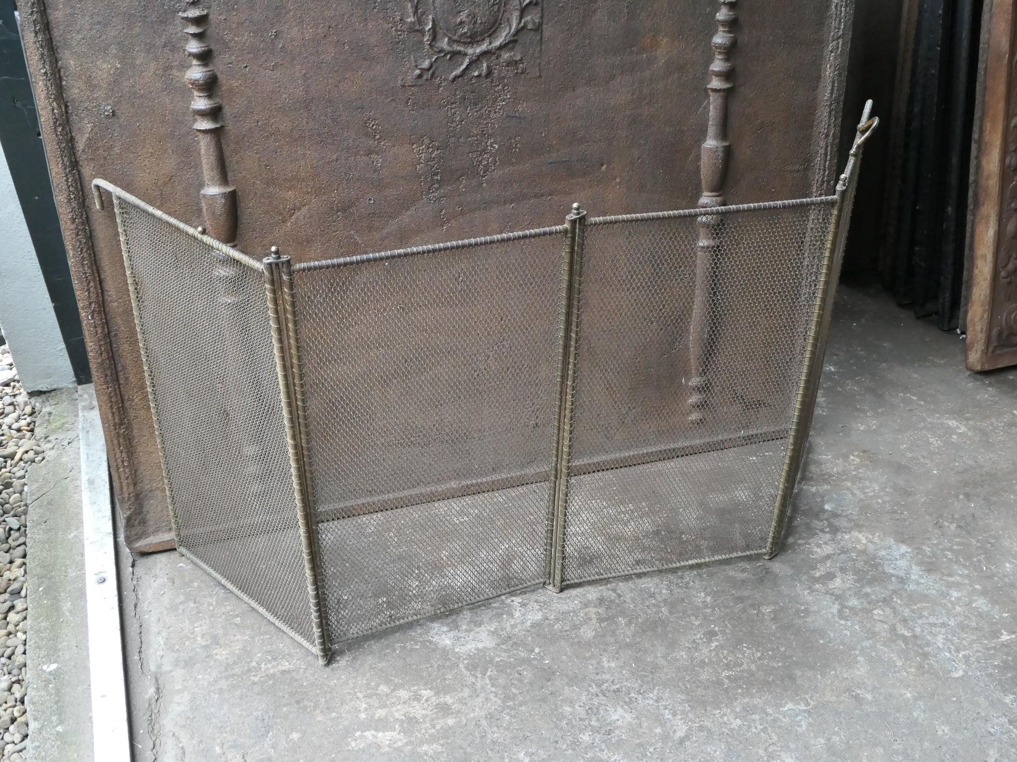Tall French Napoleon III Fireplace Screen or Fire Screen, 19th Century For Sale 1