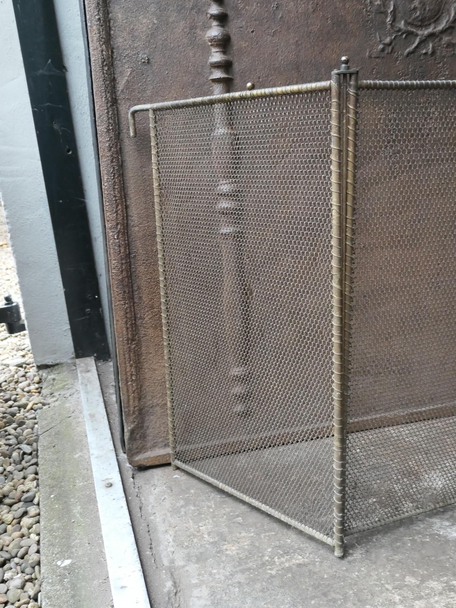 Tall French Napoleon III Fireplace Screen or Fire Screen, 19th Century For Sale 2