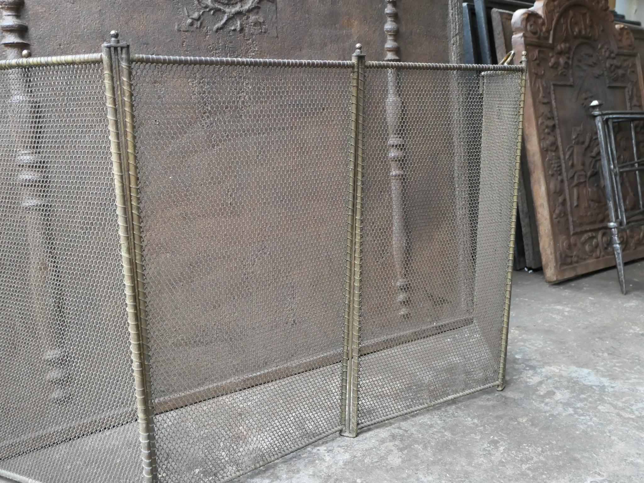 Tall French Napoleon III Fireplace Screen or Fire Screen, 19th Century For Sale 3