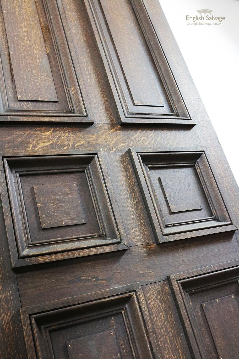 Tall French Oak Six Panelled Door or Panel, 20th Century In Good Condition For Sale In London, GB