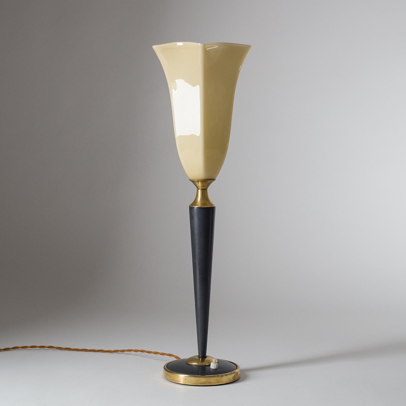 Tall French Table Lamp, circa 1940 1