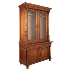 Grande armoire à fusils en noyer français, vers 1890