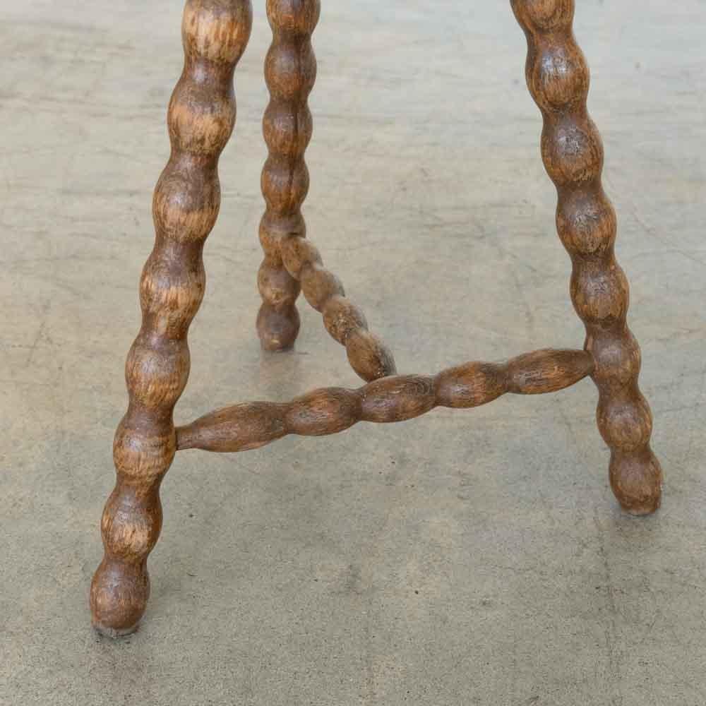 Sgabello francese alto a treppiede in Wood in vendita 4