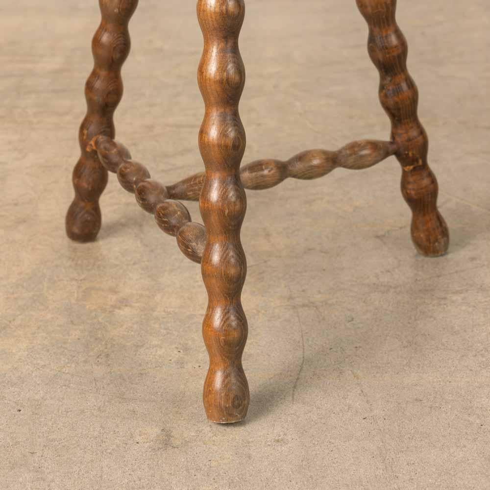 Sgabello francese alto a treppiede in Wood in vendita 6