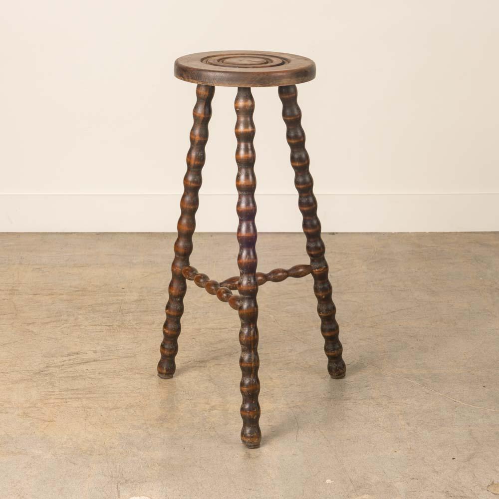 XX secolo Sgabello francese alto a treppiede in Wood in vendita