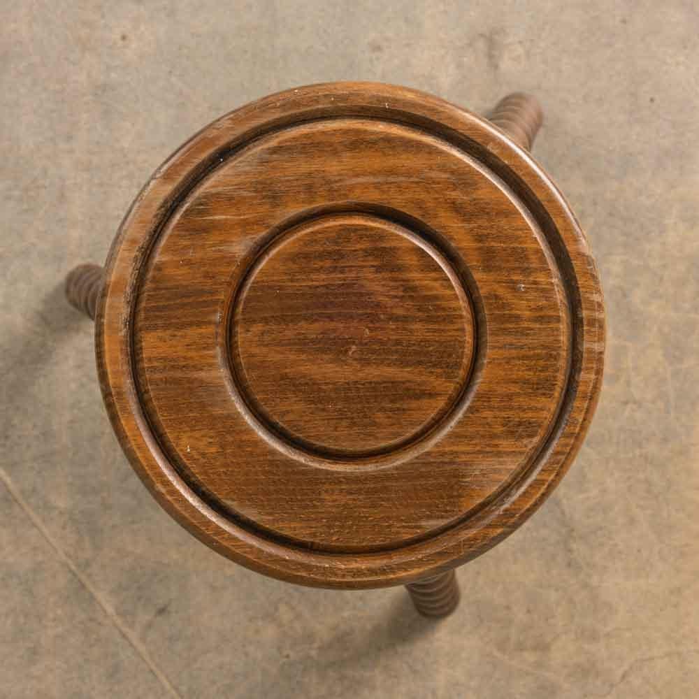 Sgabello francese alto a treppiede in Wood in vendita 3