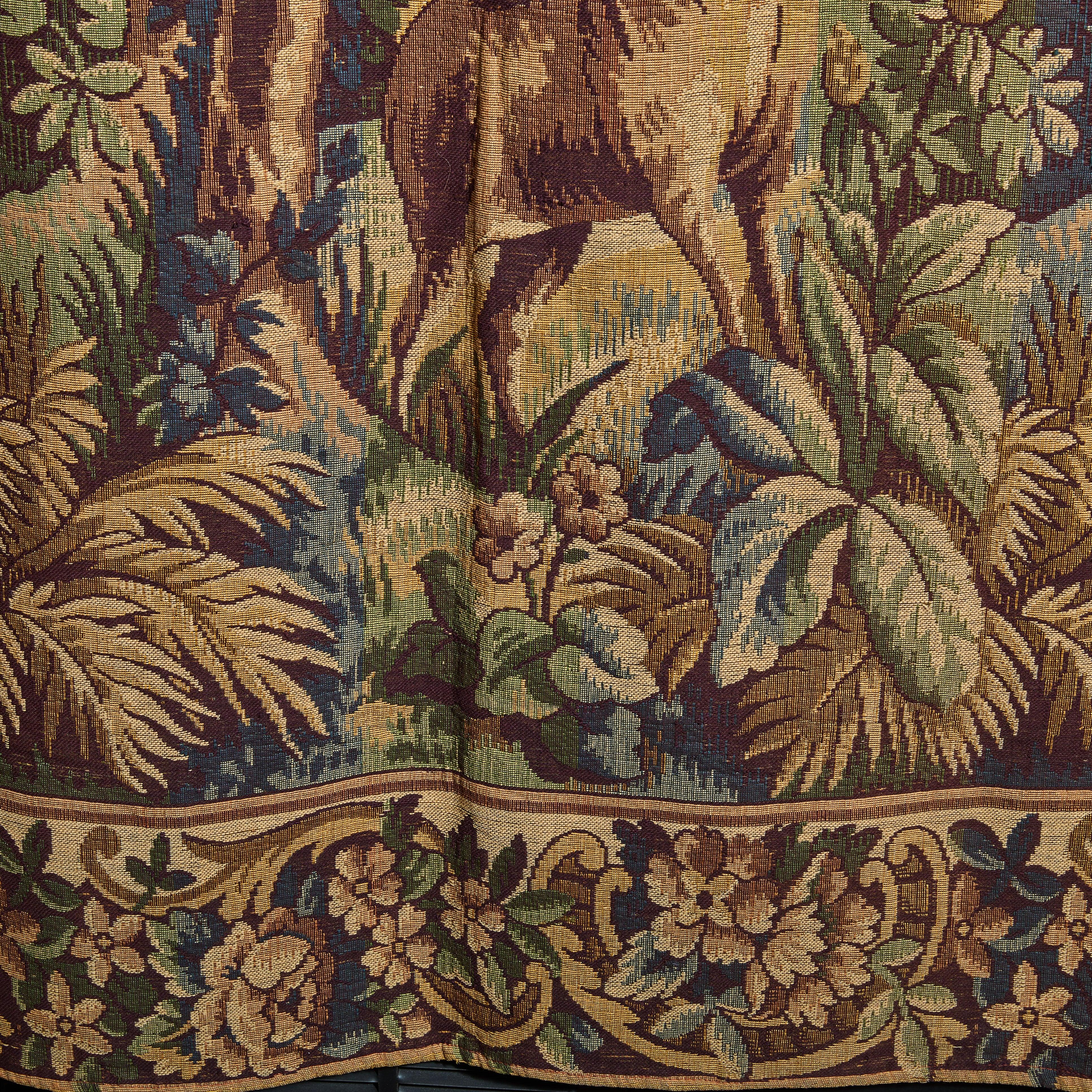 Tall French Woodland Scene Tapestry, 1920s For Sale 1