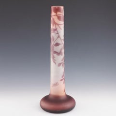 Jarrón alto Galle Cameo Magnolia c1910