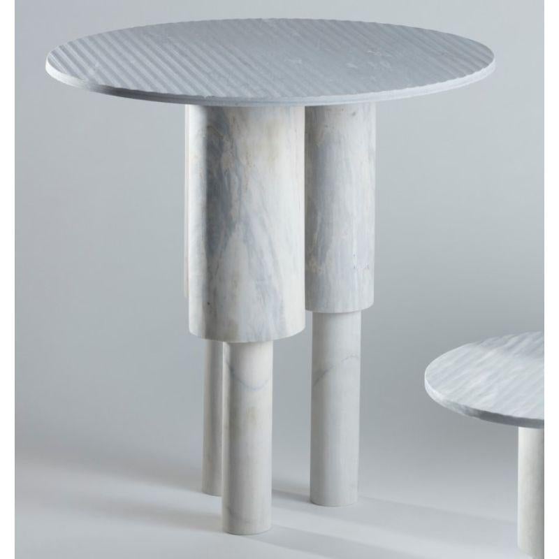 Tall Game of Stone Side Table, Blue by Josefina Munoz
Game of Stone Collection
Dimensions: H55 x Ø45cm
Material: Marble Palissandro Blue

Available in: Low, Small and XS sizes. 

Interpreting the expressiveness of stone offcuts, from a block