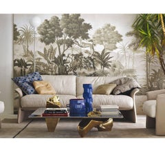 Jarrón alto Gear en azul mate de Phillippe Bestenheider para Driade