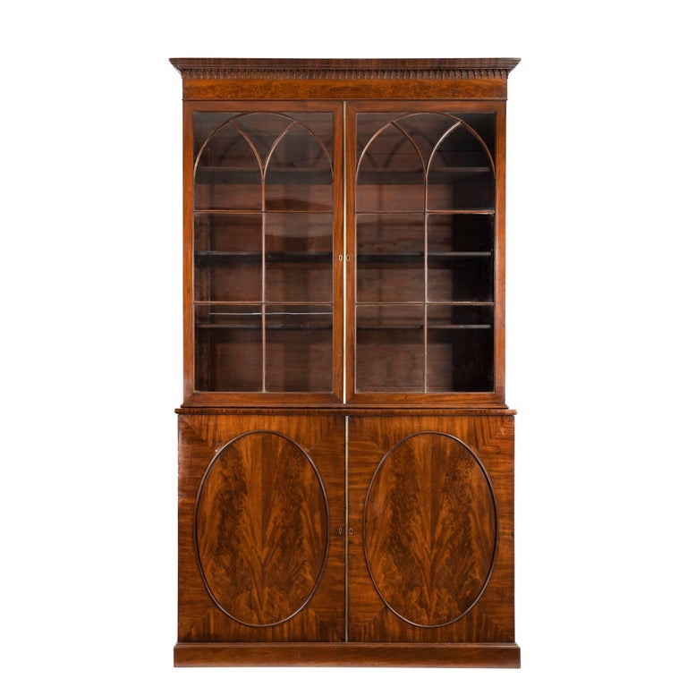 Tall George Iii Mahogany Bookcase For Sale At 1stdibs
