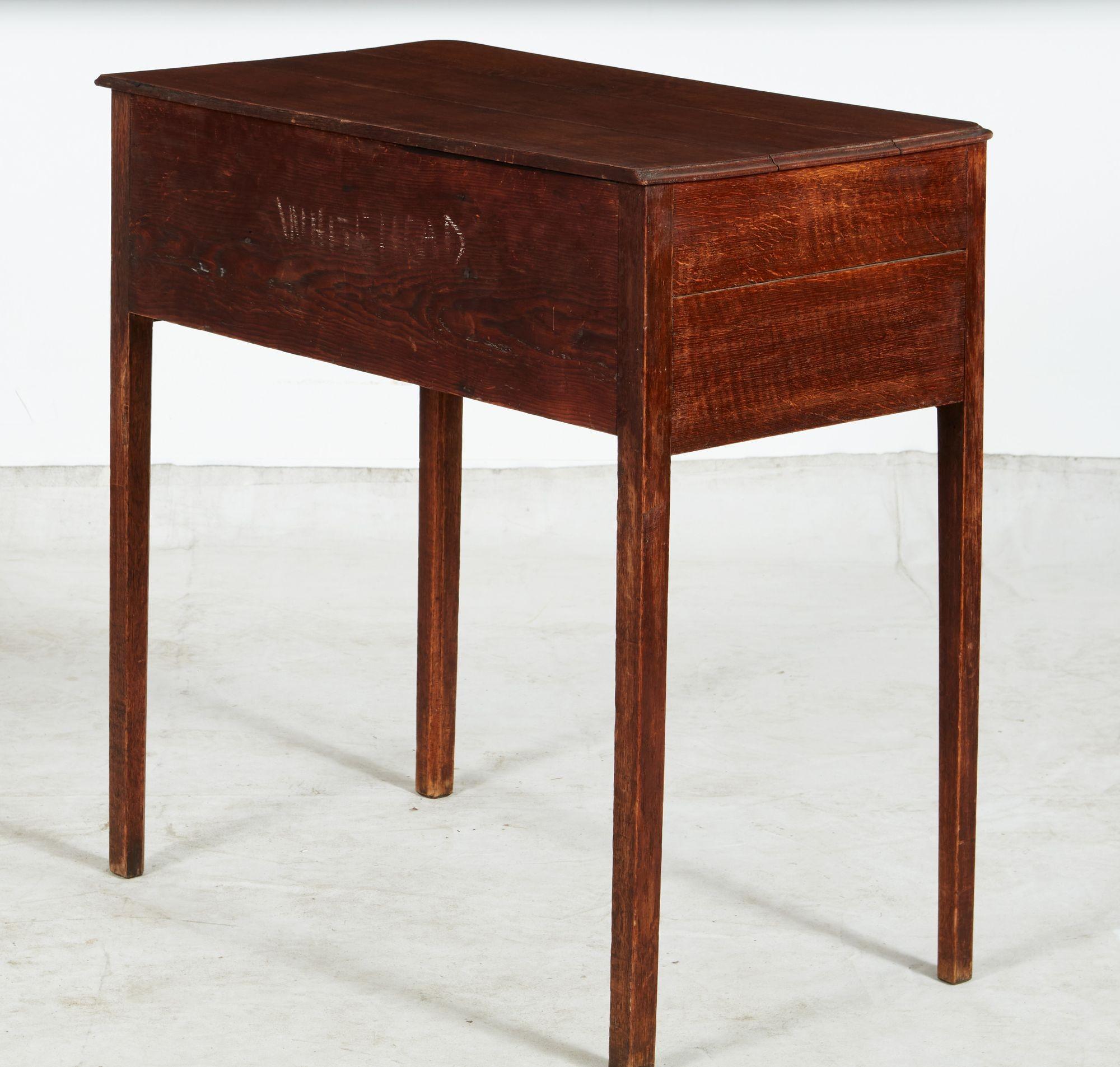 Tall Georgian Oak Lowboy For Sale 7
