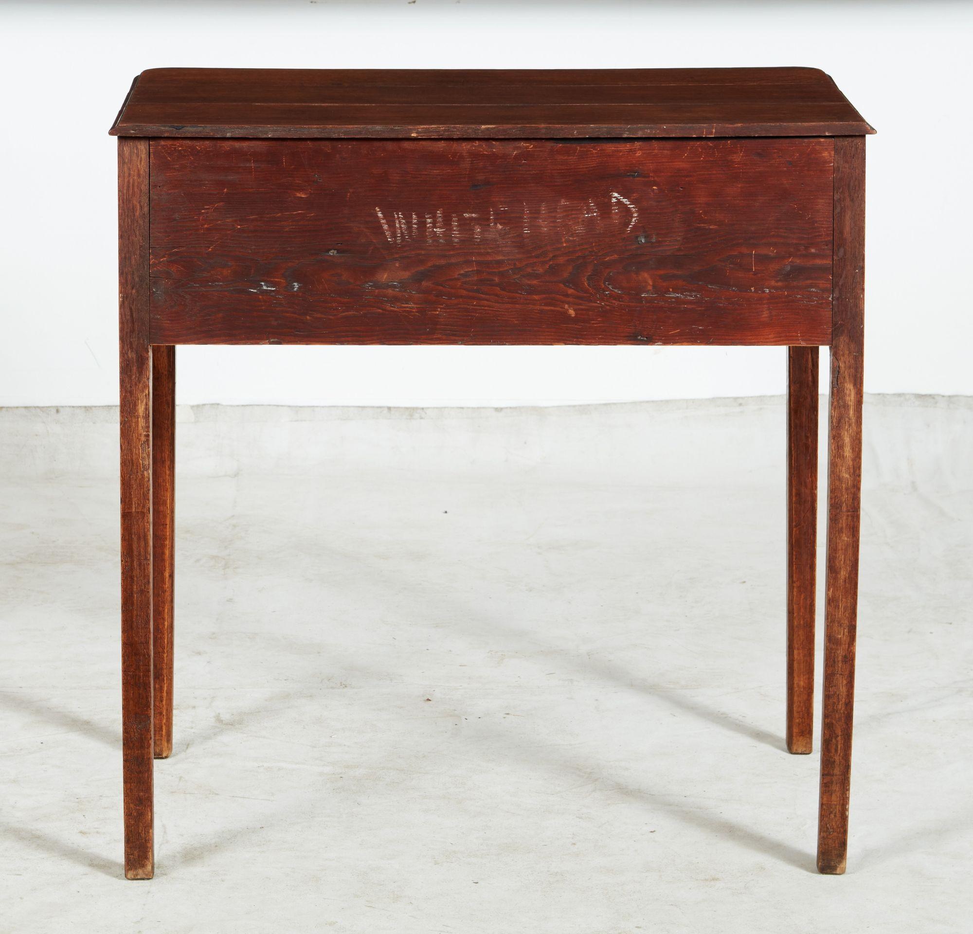 Tall Georgian Oak Lowboy For Sale 8