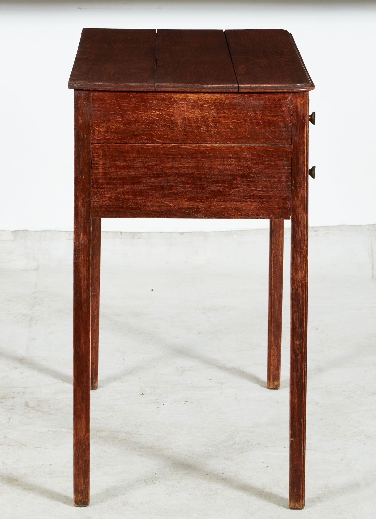 Tall Georgian Oak Lowboy For Sale 2