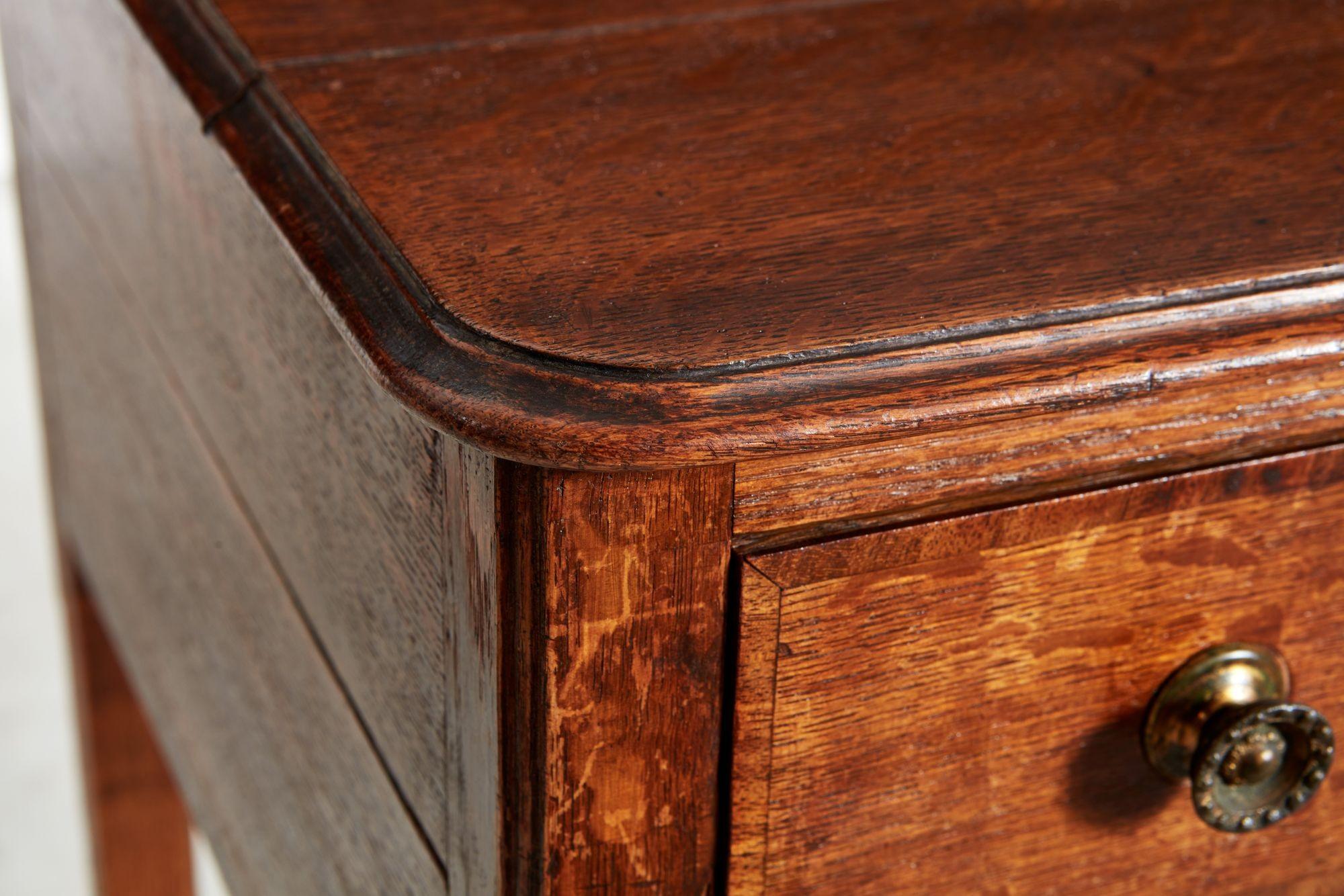 Tall Georgian Oak Lowboy For Sale 3