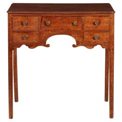 Tall Georgian Oak Lowboy