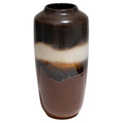 Tall Glazed Pottery Vase, West Germany, 1960s