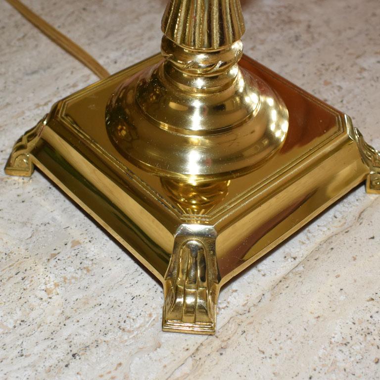 tall gold lamps