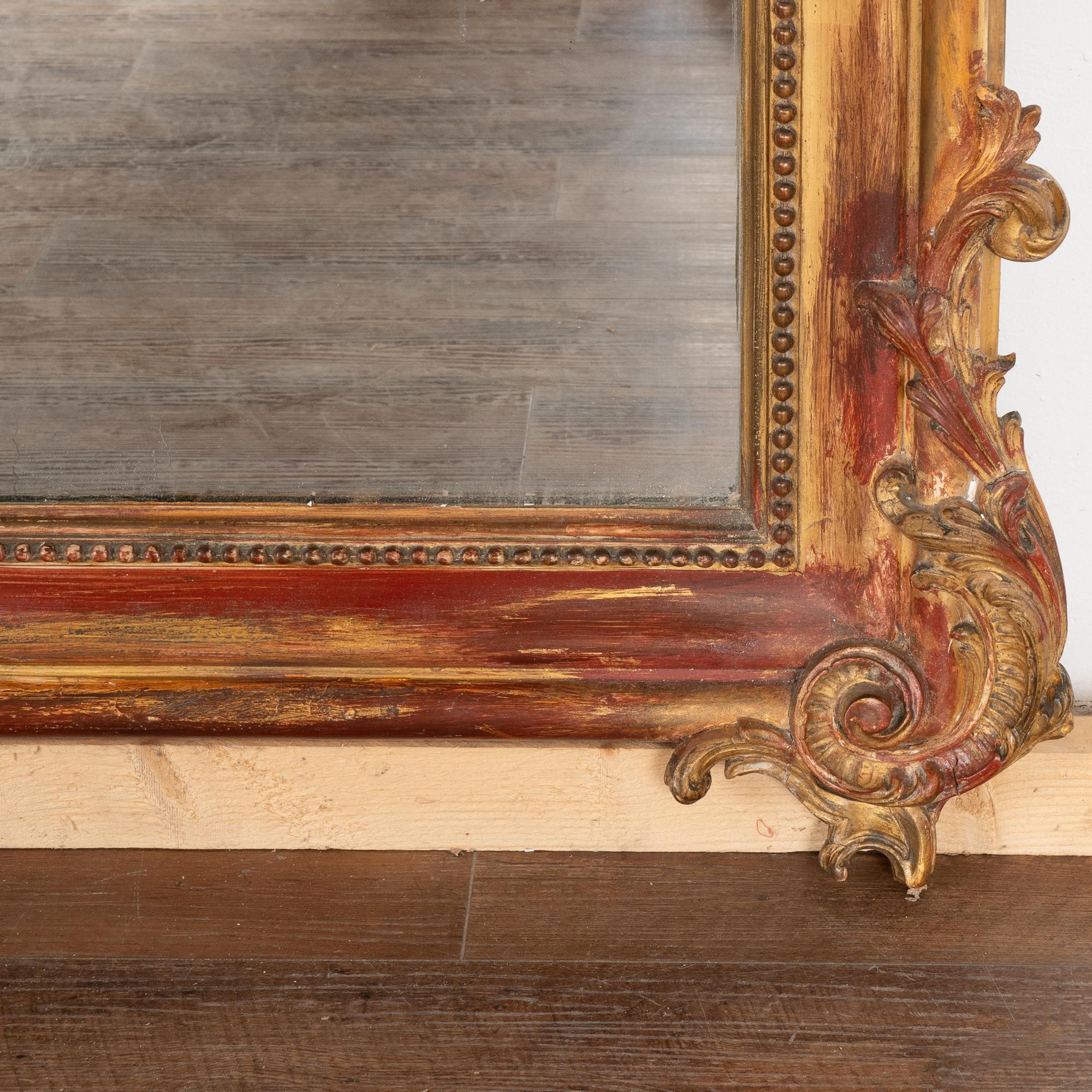 Specchio alto dorato, Danimarca, 1820-40 circa in vendita 4