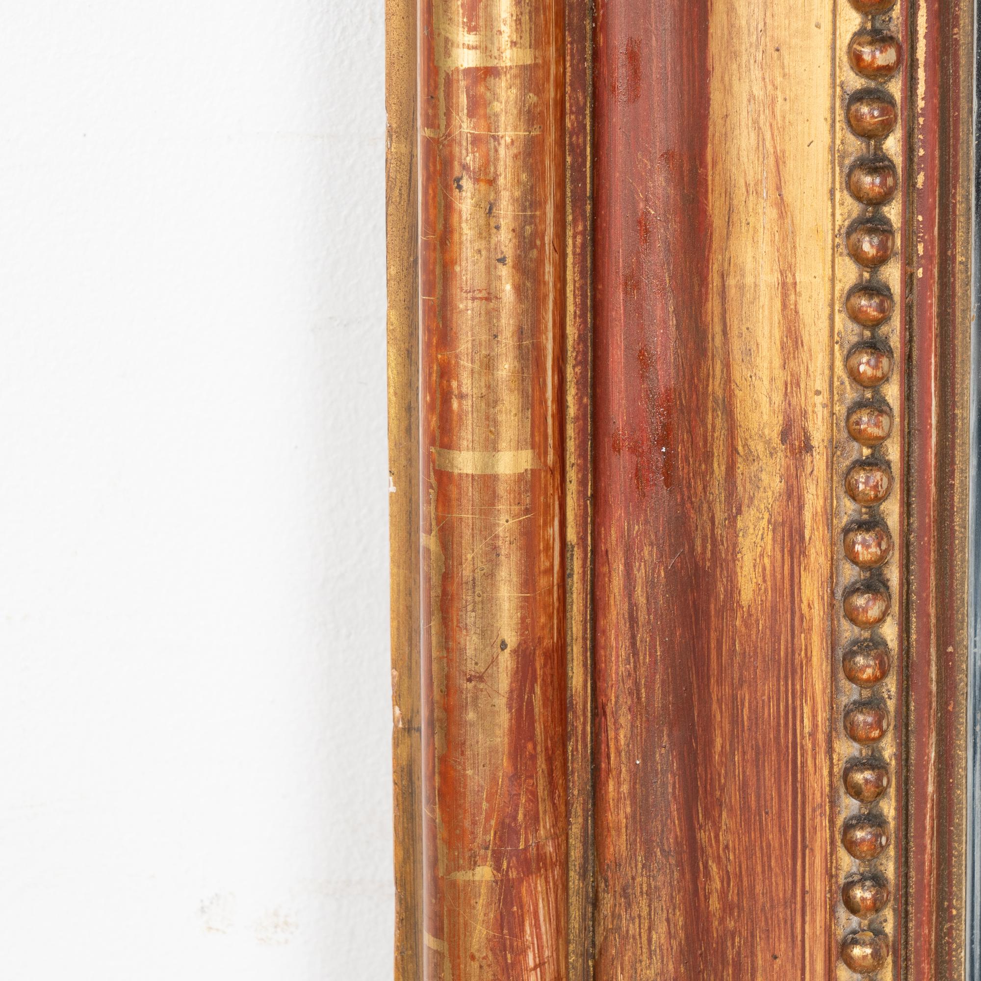Specchio alto dorato, Danimarca, 1820-40 circa in vendita 2