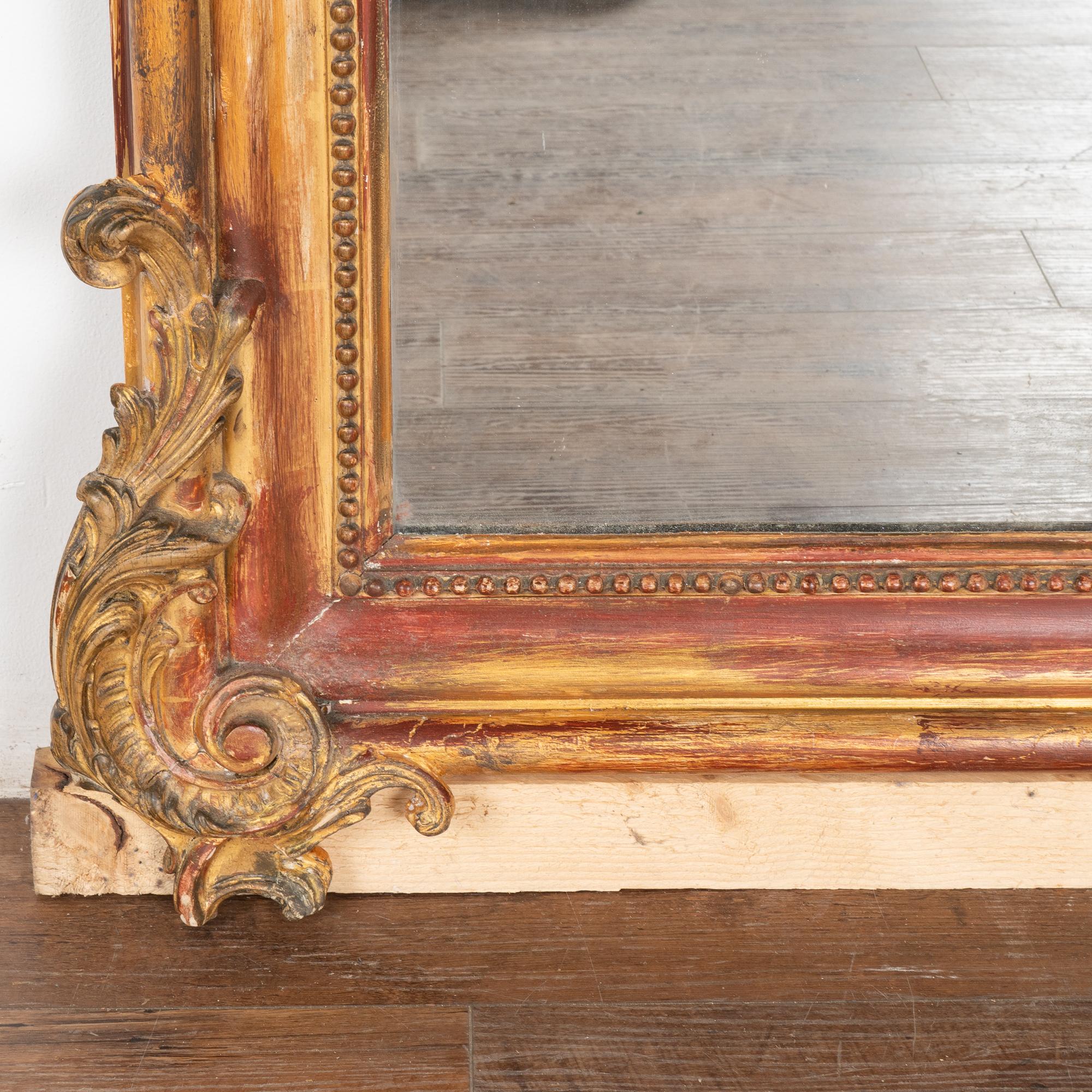 Specchio alto dorato, Danimarca, 1820-40 circa in vendita 3