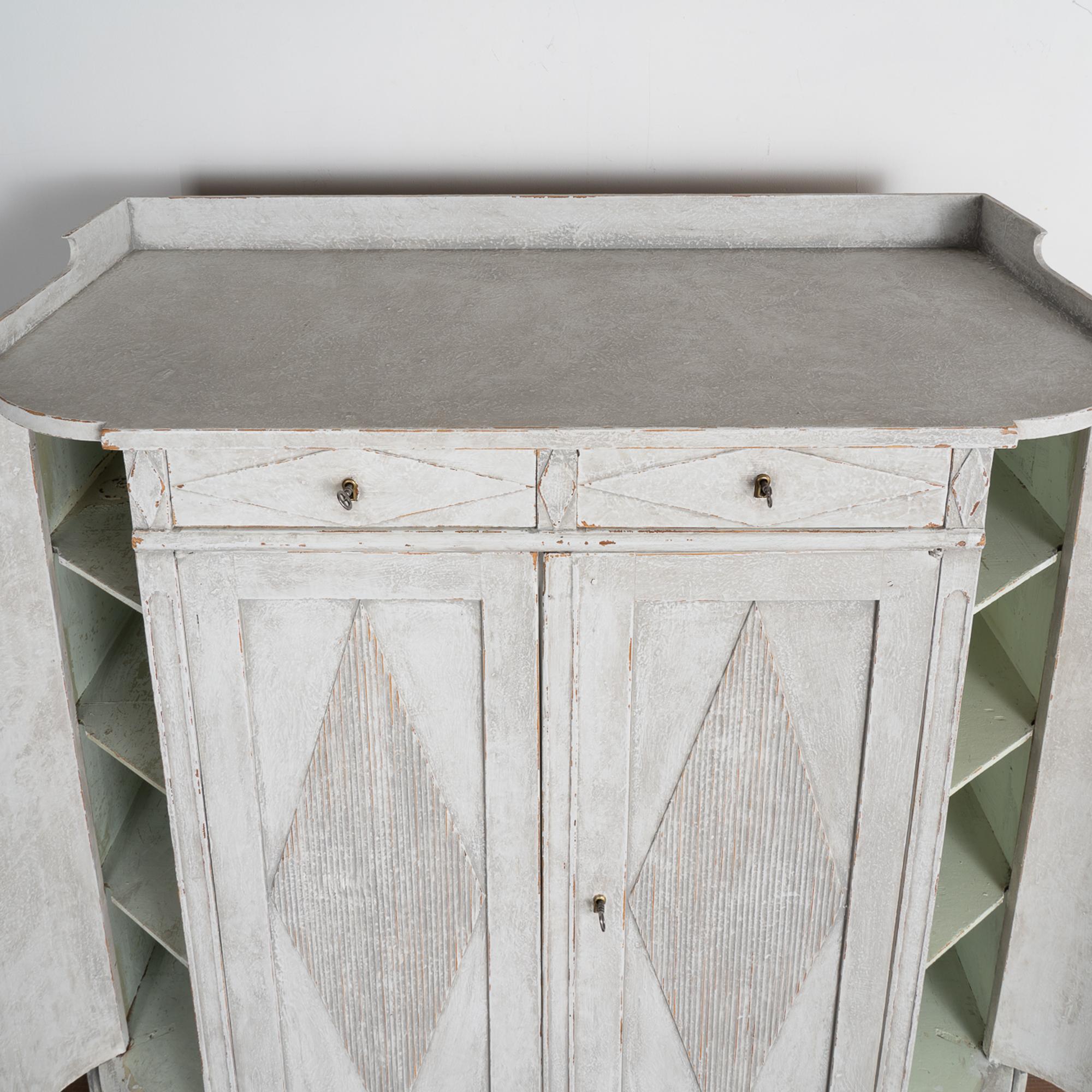 gray sideboard cabinet