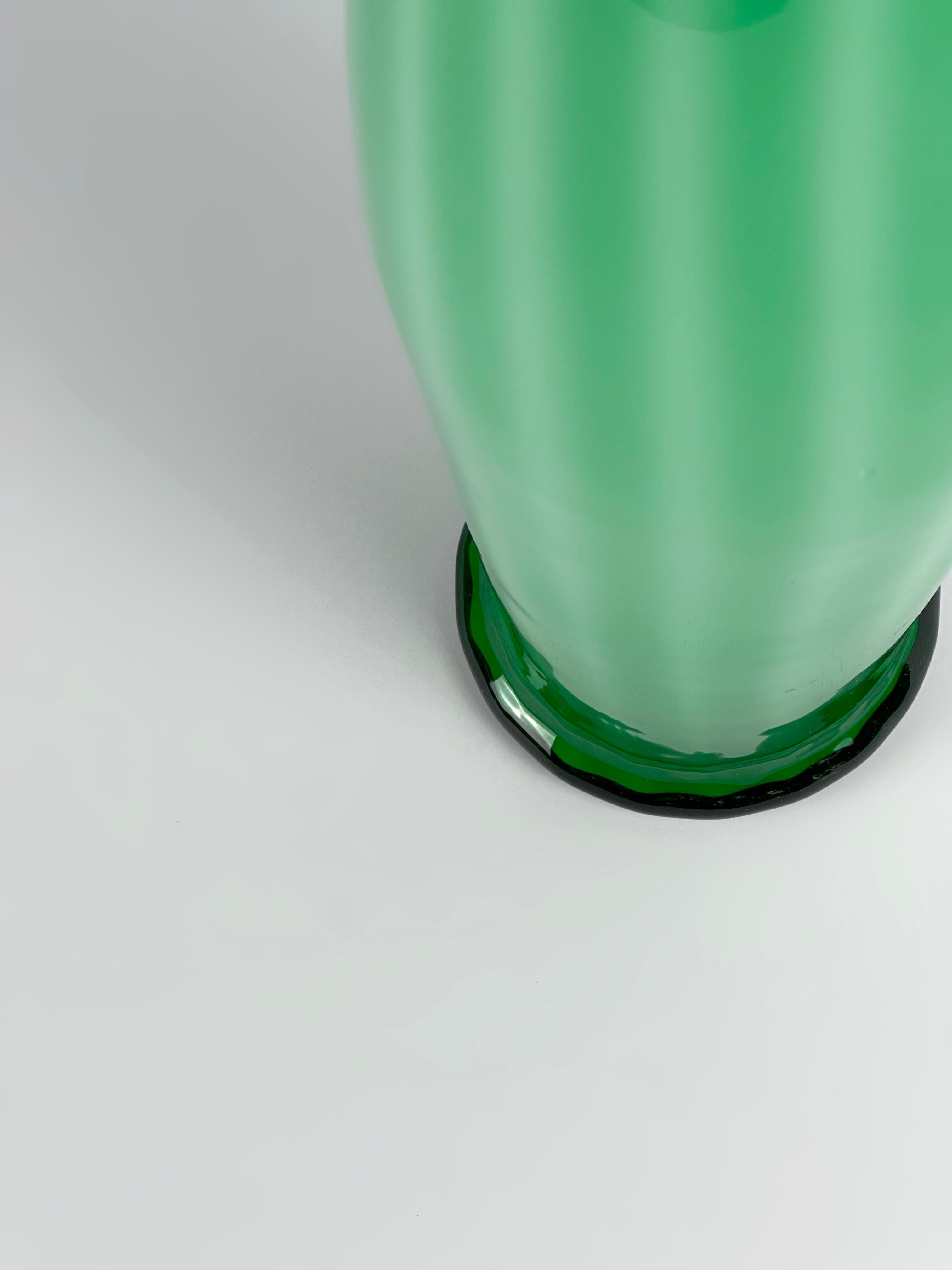 Vaso alto in vetro Greene & Greene della Vetreria Artistica Toscana, anni '70, Italia in vendita 2