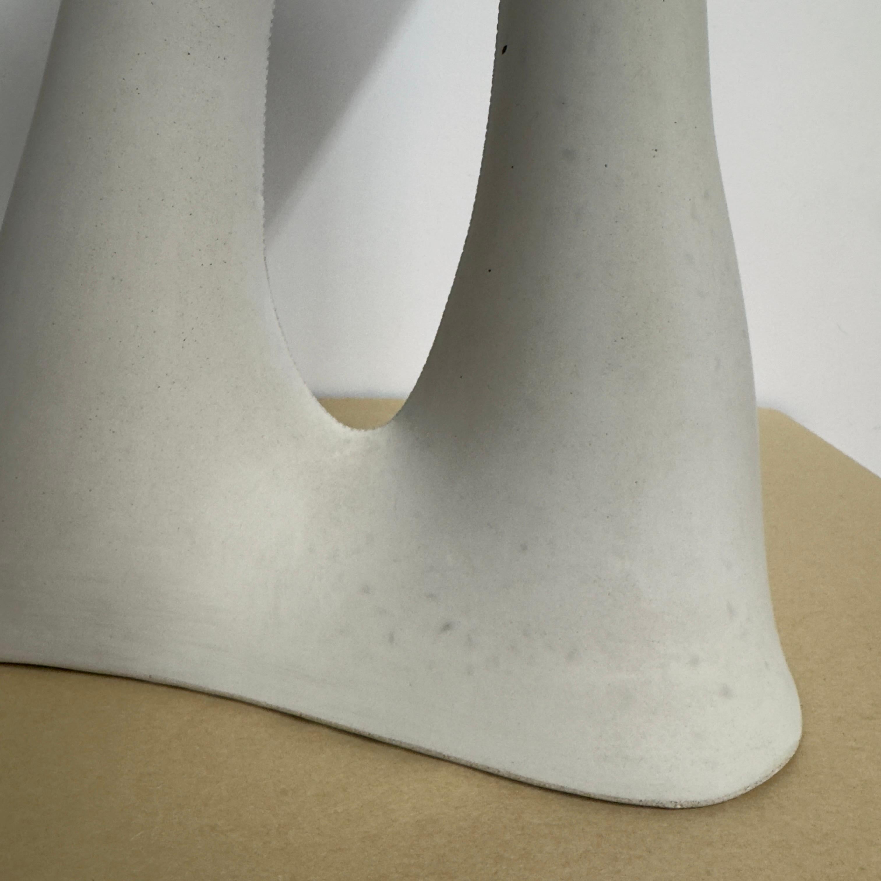 Tall Grey Kreten Side Table from Souda, Factory 2nd 2