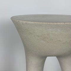 Tall Grey Kreten Side Table from Souda, Factory 2nd