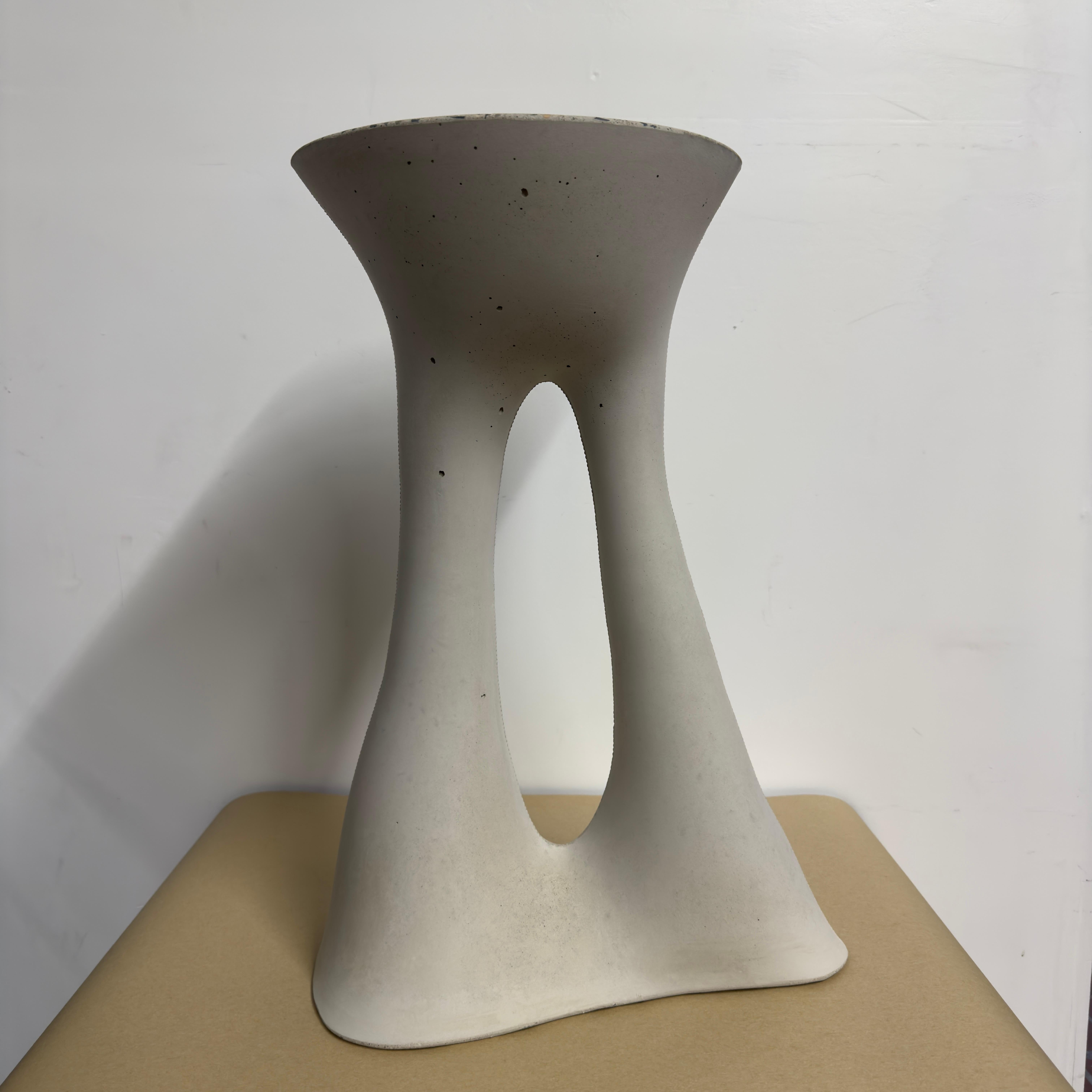 This piece is a factory 2nd. It has some discoloration on the surfaces that are a little more notable than the standard version. See the photos for details!

The bases of the tables are finished with Industrial felt so they can be used indoors or