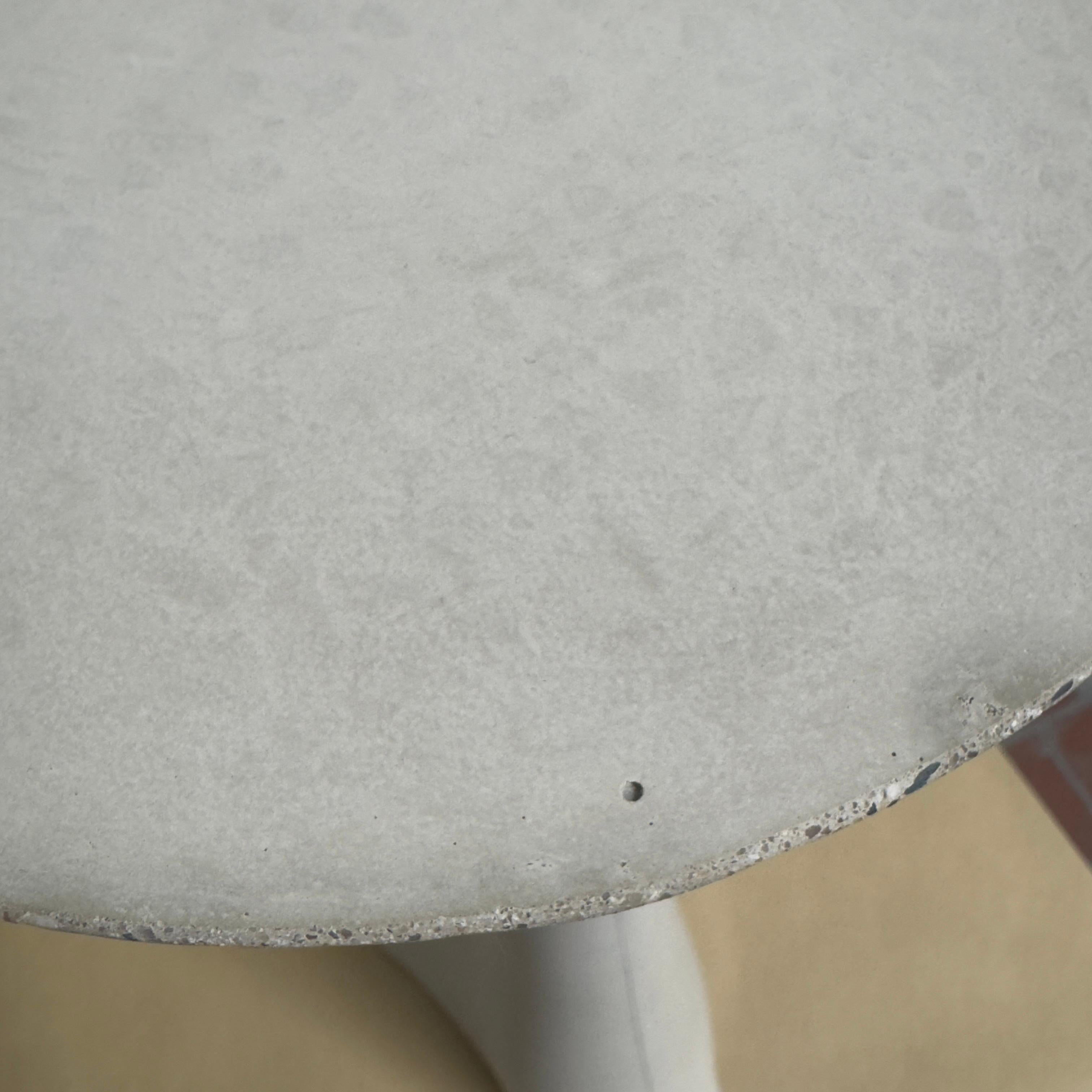 Tall Grey Kreten Side Table from Souda, Factory 2nd In Good Condition In Brooklyn, NY