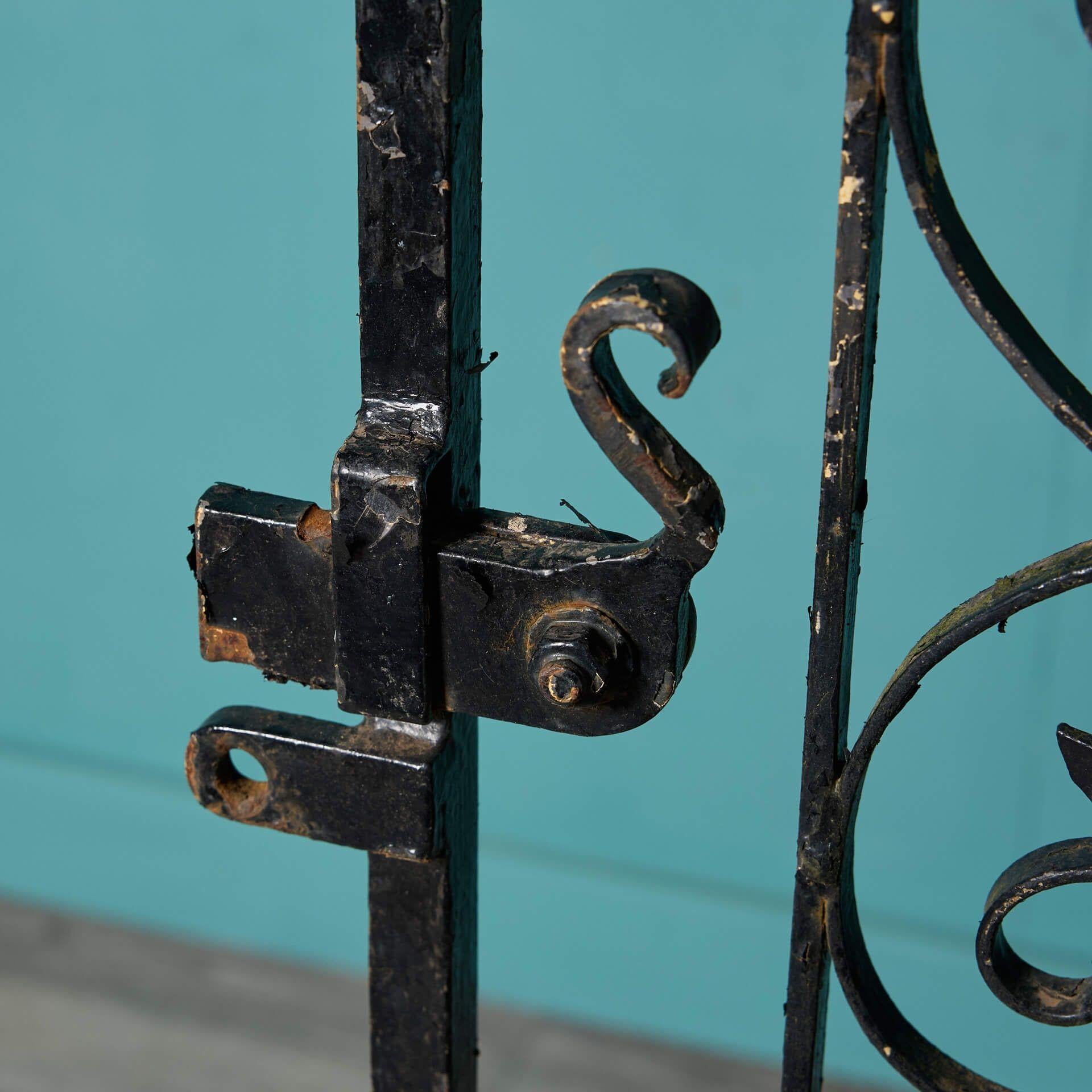 English Tall Handcrafted Reclaimed Garden Gate For Sale