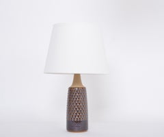 Tall Handmade Danish Mid-Century Modern Ceramic Table Lamp by Soholm
