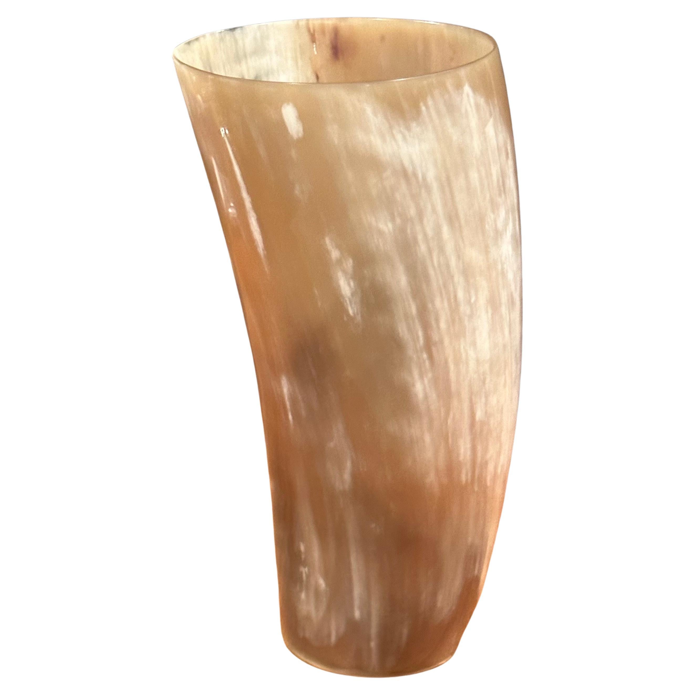 Tall Horn Vase by Arcahorn of Italy For Sale 8