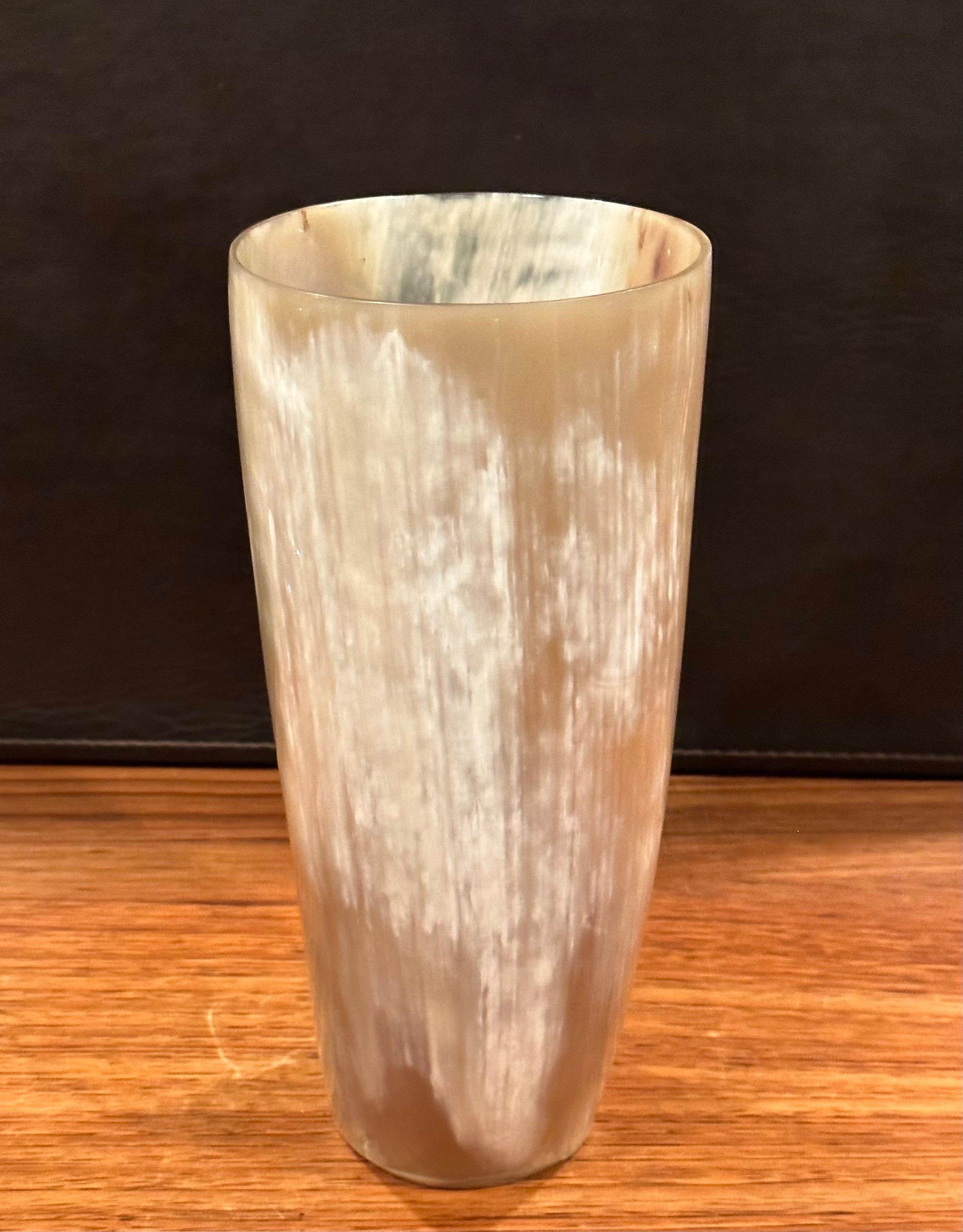 Tall Horn Vase by Arcahorn of Italy For Sale 4