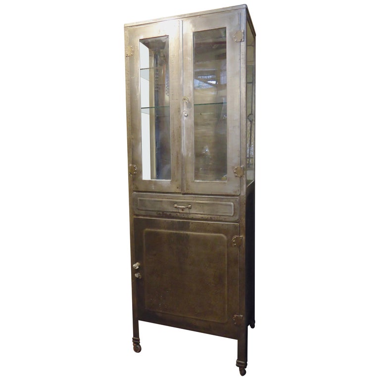 Tall Industrial Metal Display For Sale at 1stdibs