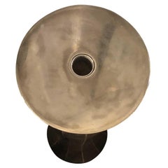 Tall Inlaid Candleholders