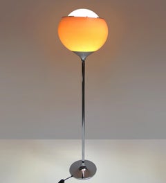 Tall Italian 1970s "Flash" Floor Lamp By Harvey Guzzini