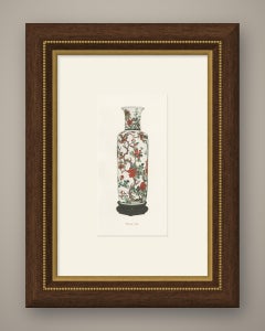 Tall Kang-he Vase with Feng Huang and Peonies, Gorer Plate 1911