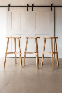 Tall Kitchen Island Oak Bar Stools, Wooden Counter Stools