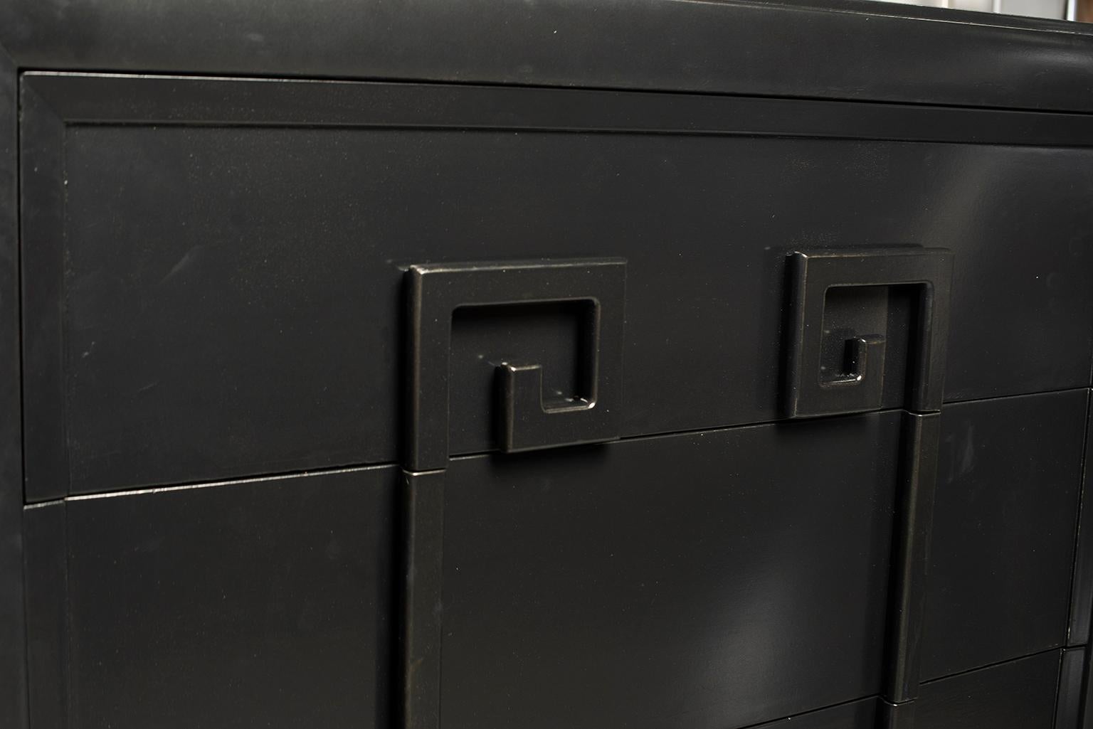 Tall Kittinger Chest of Drawers with Greek Key Detail 2