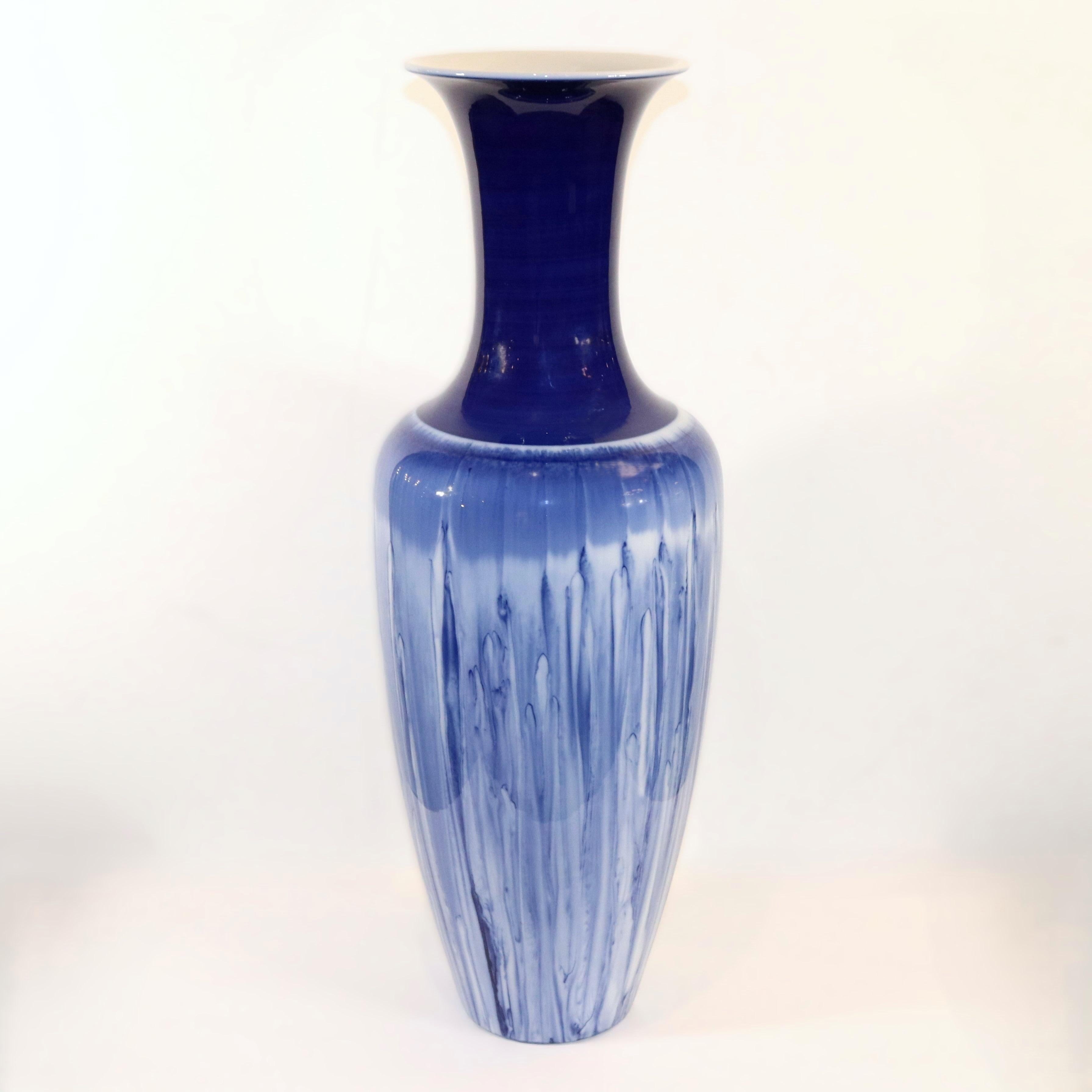 Late 20th Century KPM Tall Glazed Porcelain Vase Germany circa 1970