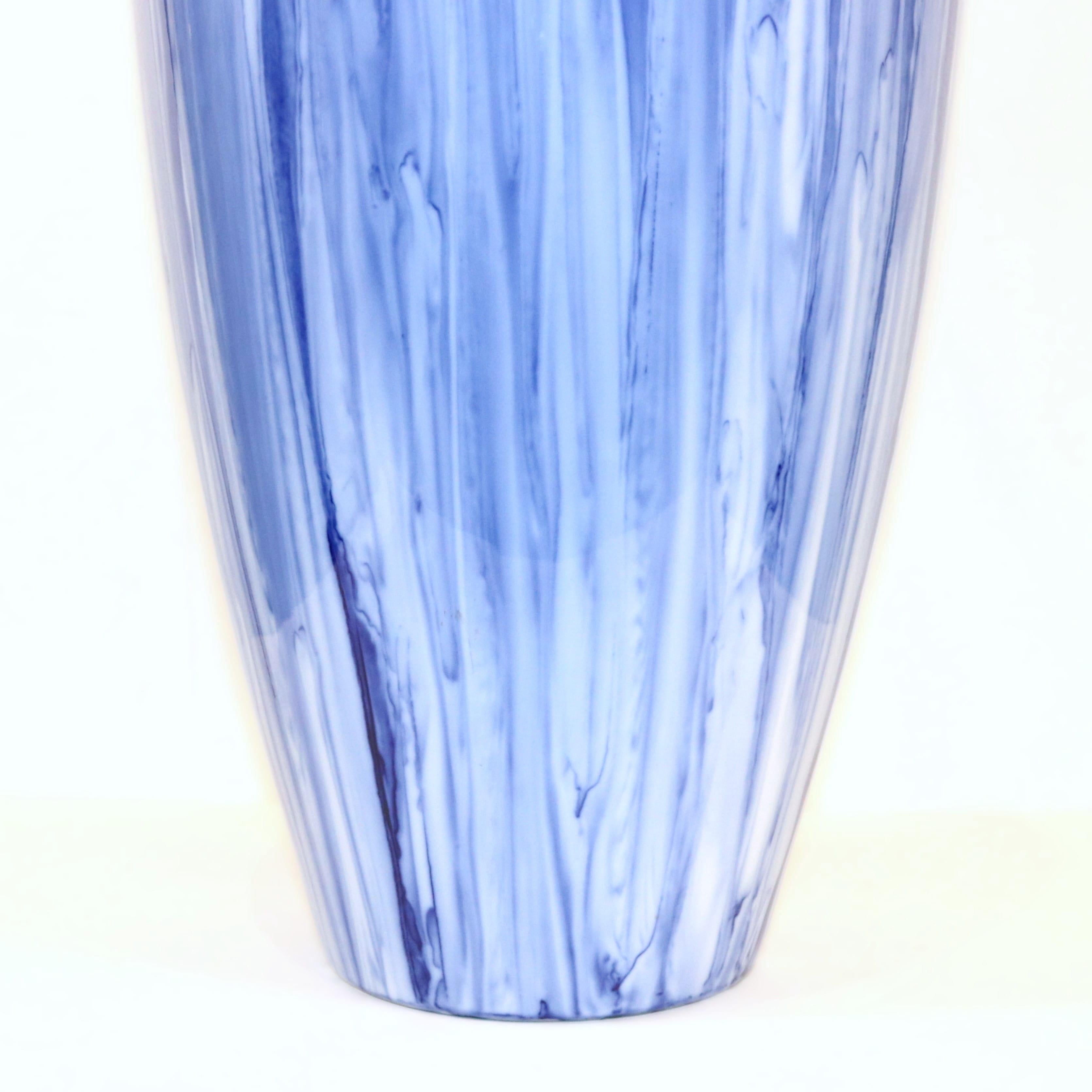 KPM Tall Glazed Porcelain Vase Germany circa 1970 1