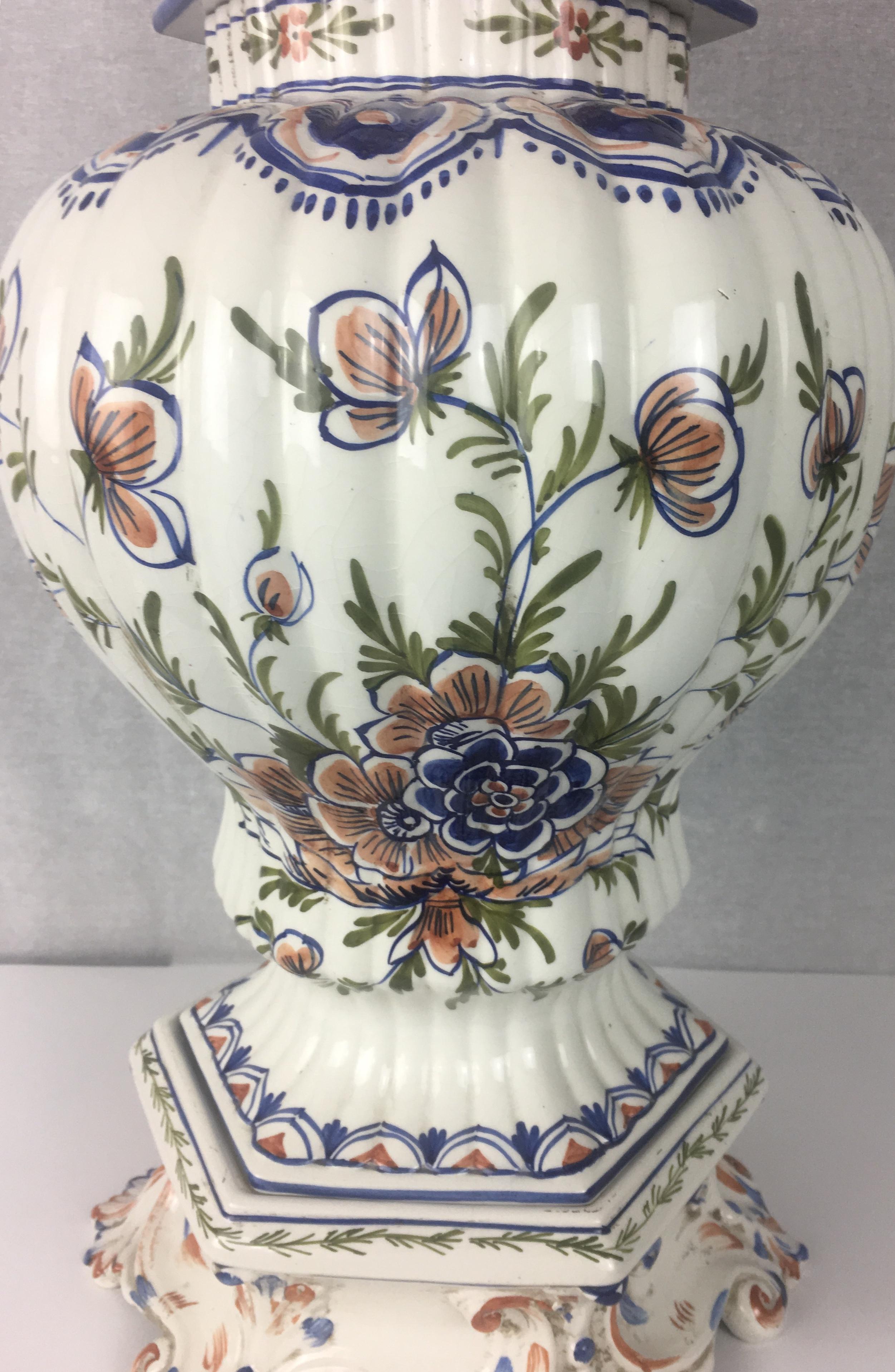 Late 19th Century French Faience Centerpiece For Sale 2