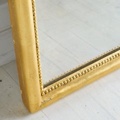 Tall Louis Philippe Style Gilt Mirror